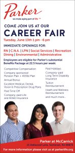 CAREER FAIR - PARKER AT MCCARRICK @ 15 Dellwood Lane | Franklin Township | New Jersey | United States