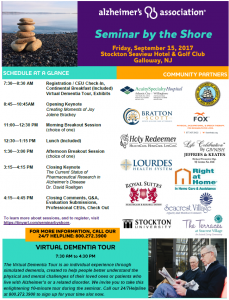 Alzheimer's Association Seminar by the Shore @ Stockton Seaview Hotel & Golf Club | Galloway | New Jersey | United States