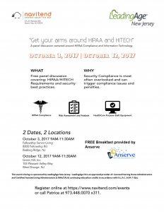 Get Your Arms Around HIPAA and HITECH - A Panel Discussion @ Green Hill, Inc. | West Orange | New Jersey | United States