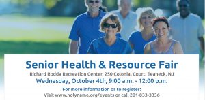 Senior Health and Resource Fair @ Richard Rodda Recreation Center | Teaneck | New Jersey | United States