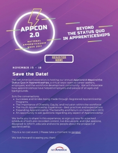 AppCon2.0  National Apprenticeship Week Celebrations @ . Virtual
